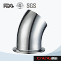 Cotovelo de curvatura sanitária 45D de aço inoxidável com grampo (JN-FT4004)